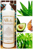FREE SHIPPING - Allbetor Organic Face and Body Lotion - For Your Best Skin Ever - With Firming Peptides for Day and Night - Works With Personal & Professional Spa Equipment - With Rich Oil Free Emollients - Large 16 fl. oz. - Allbetor Skin Care