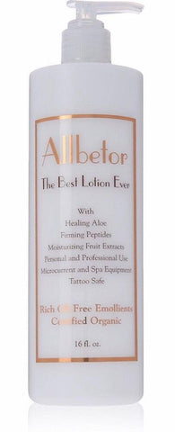 FREE SHIPPING - Wholesale 8 Pack of Allbetor Organic Face and Body Lotions for Spas, Professionals, or Gifts - Allbetor Skin Care 